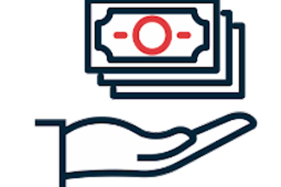 a hand holding a stack of money