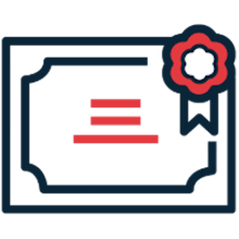 a black rectangular frame with red and blue lines and a flower