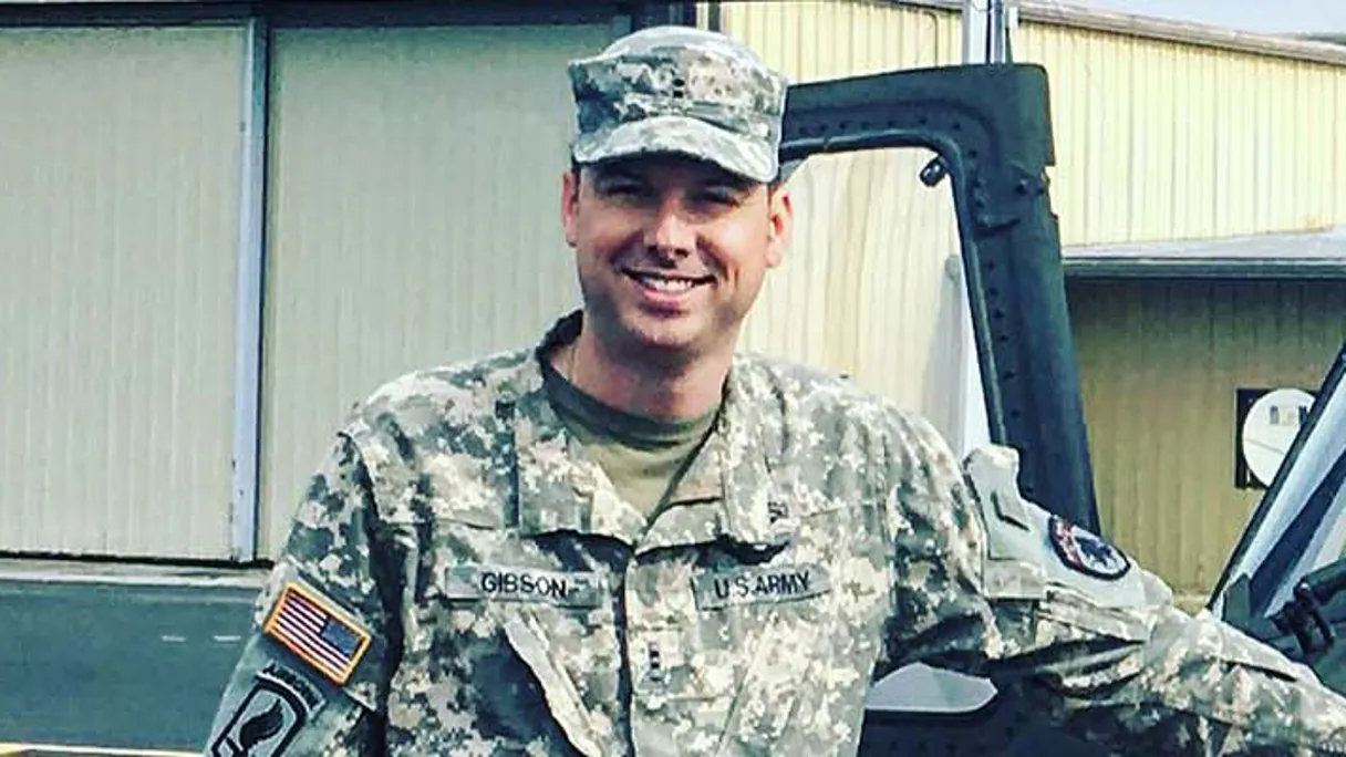 a person in military uniform